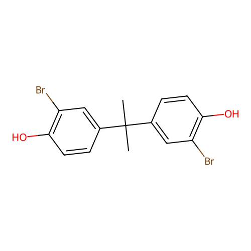 3,3'-Dibromobisphenol A structure