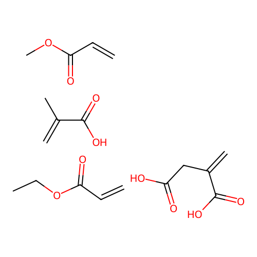 (C5-H8-O2.C5-H6-O4.C4-H6-O2.C4-H6-O2)x- structure
