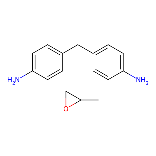 4,4'-Methylenedianiline--2-methyloxirane (1/1) structure