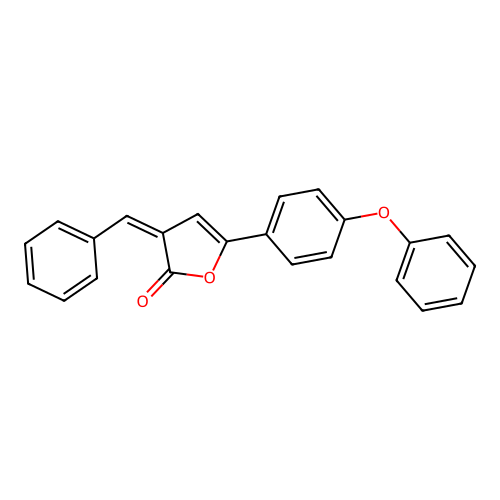 2(3H)-Furanone, 5-(4-phenoxyphenyl)-3-(phenylmethylene)- structure