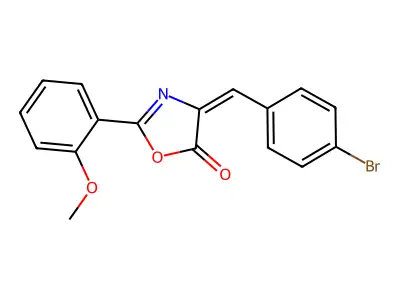 4-[(4-Bromophenyl)methylidene]-2-(2-methoxyphenyl)-1,3-oxazol-5-one structure