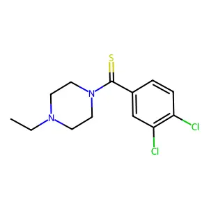 1-(3,4-Dichlorobenzothioyl)-4-ethylpiperazine structure
