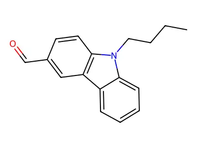 9-Butyl-9H-carbazole-3-carbaldehyde structure