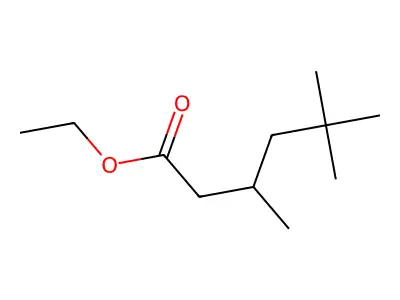 Ethyl 3,5,5-trimethylhexanoate structure