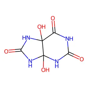 4,5-Dihydro-4,5-dihydroxyuric acid structure