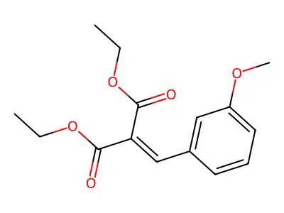 2-[(3-Methoxyphenyl)methylene]-propanedioic Acid 1,3-Diethyl Ester structure
