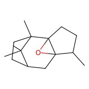 1H,4H-3a,8a-Epoxy-4,7-methanoazulene, hexahydro-1,4,10,10-tetramethyl- structure