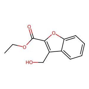 Ethyl 3-(hydroxymethyl)benzofuran-2-carboxylate structure