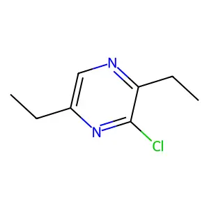 3-Chloro-2,5-diethylpyrazine structure