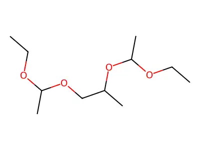1,2-Di[(1'-ethoxy)ethoxy]propane structure