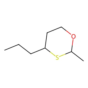 cis-2-Methyl-4-propyl-1,3-oxathiane structure