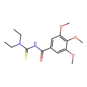 N-(diethylcarbamothioyl)-3,4,5-trimethoxybenzamide structure