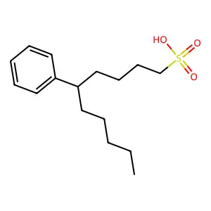 5-苯基癸烷-1-磺酸 structure