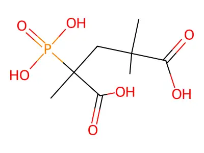 2,2,4-Trimethyl-4-phosphonoglutaric acid structure