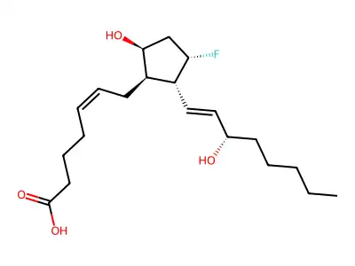 11-Fluoro-pgf2alpha structure