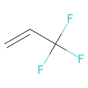 3,3,3-Trifluoropropene structure