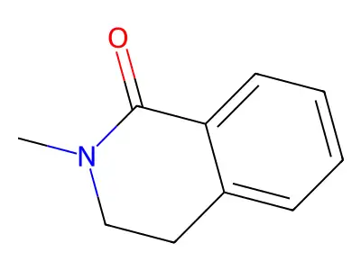 2-Methyl-3,4-dihydroisoquinolin-1-one structure