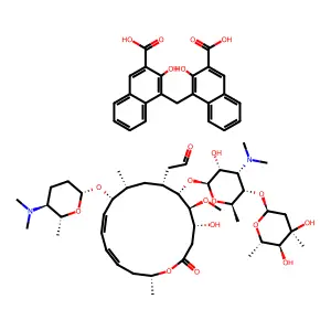 Spiramycin embonate structure