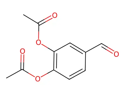 3,4-Diacetoxybenzaldehyde structure