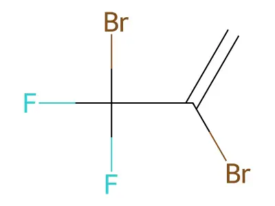 2,3-Dibromo-3,3-difluoroprop-1-ene structure
