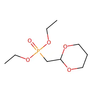 2-(Diethoxyphosphorylmethyl)-1,3-dioxane structure