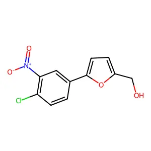 (5-(4-Chloro-3-nitrophenyl)furan-2-yl)methanol structure