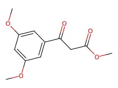 Methyl 3-(3,5-dimethoxyphenyl)-3-oxopropanoate structure