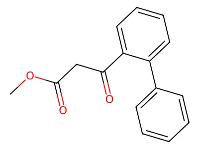 Methyl 3-oxo-3-(2-phenylphenyl)propanoate structure