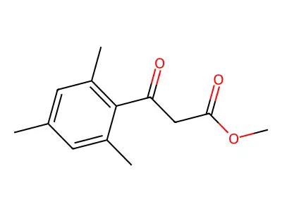Methyl 3-oxo-3-(2,4,6-trimethylphenyl)propanoate structure