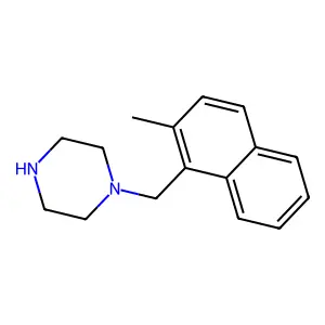 1-(2-Methylnaphthalen-1-ylmethyl)piperazine structure