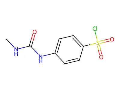 4-(3-Methyl-ureido)-benzenesulfonyl chloride structure