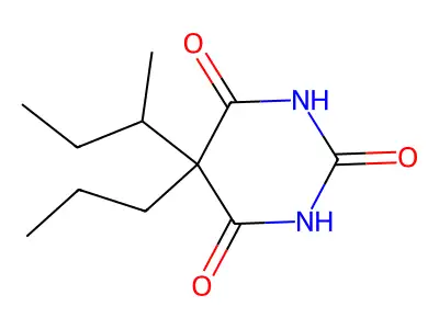 5-(Butan-2-yl)-5-propylpyrimidine-2,4,6(1h,3h,5h)-trione structure