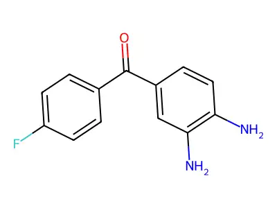 2,5-Diamino-2'-fluorobenzophenone structure