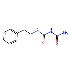 Biuret, 1-phenethyl- structure