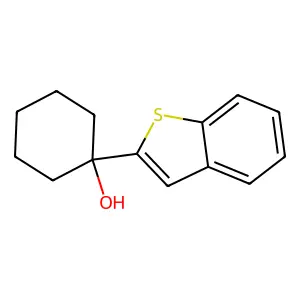 Cyclohexanol, 1-benzo[b]thien-2-yl- structure