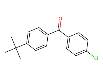 4-tert-Butyl-4'-chlorobenzophenone structure