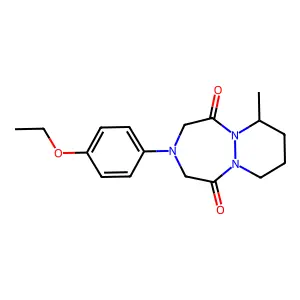 3-(4-Ethoxyphenyl)-7-methylhexahydro-1H-pyridazino[1,2-a][1,2,5]triazepine-1,5(2H)-dione structure