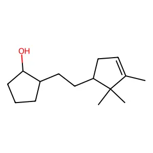 Cyclopentanol, 2-(2-(2,2,3-trimethyl-3-cyclopenten-1-yl)ethyl)- structure