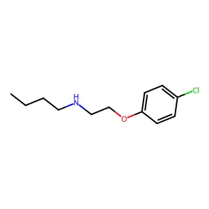 N-[2-(4-Chlorophenoxy)ethyl]-1-butanamine structure