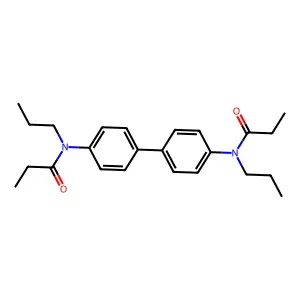 N-[4'-(Propionyl-propyl-amino)-biphenyl-4-yl]-n-propyl-propionamide structure