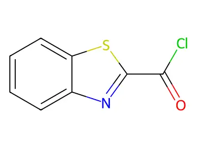 Benzothiazole-2-carbonyl chloride structure