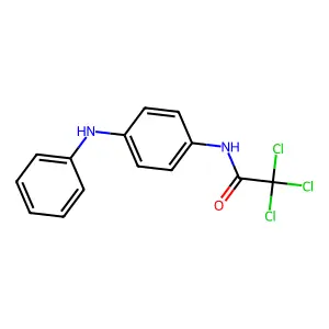 4'-Anilino-2,2,2-trichloroacetanilide structure