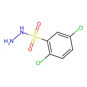 2,5-Dichlorobenzenesulfonic hydrazide structure