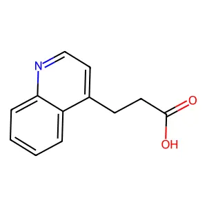 4-Quinolinepropanoic acid structure