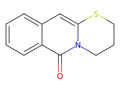 Thiazinoisoquinolone structure