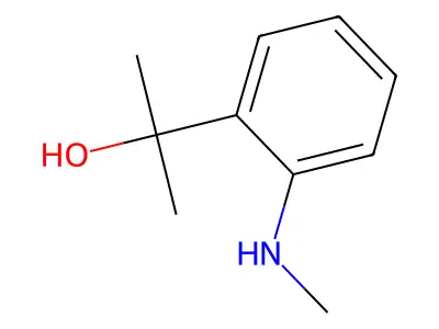 2-(2-(Methylamino)phenyl)propan-2-ol structure