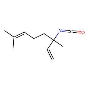 3-Isocyanato-3,7-dimethylocta-1,6-diene structure