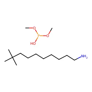 Phosphonic acid, dimethyl ester, compd. with tert-dodecanamine (1:1) structure