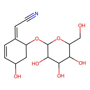蝙蝠葛氰苷 structure