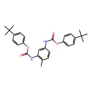 (4-tert-butylphenyl) N-[3-[(4-tert-butylphenoxy)carbonylamino]-4-methylphenyl]carbamate structure